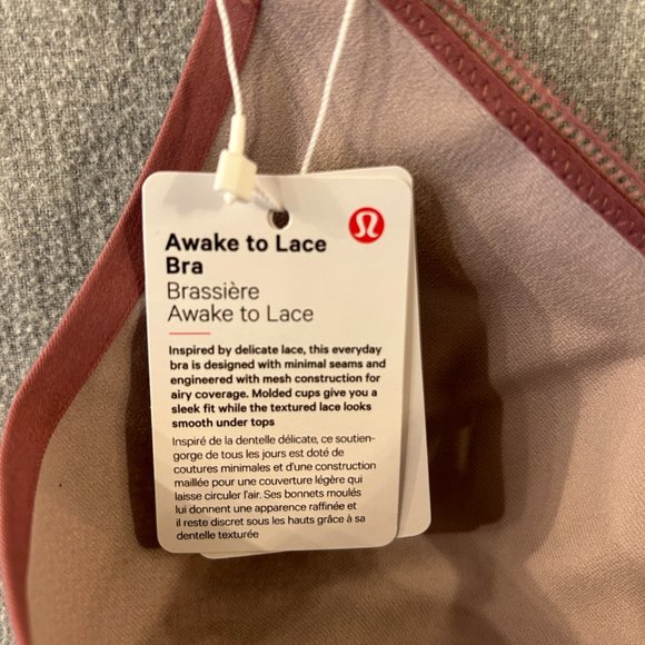 NWT Lululemon Awake to Lace Bra 32C - Picture 6 of 6